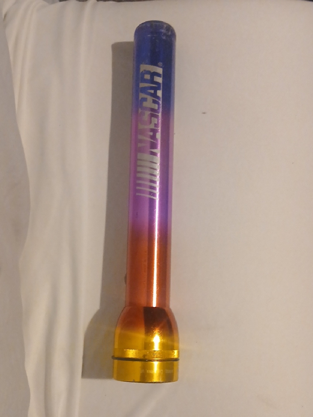 Nascar Metallic Gradient Flashlight - Blue Purple Orange Gold